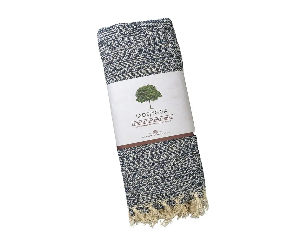 Jade Recycled Cotton Yoga Blanket