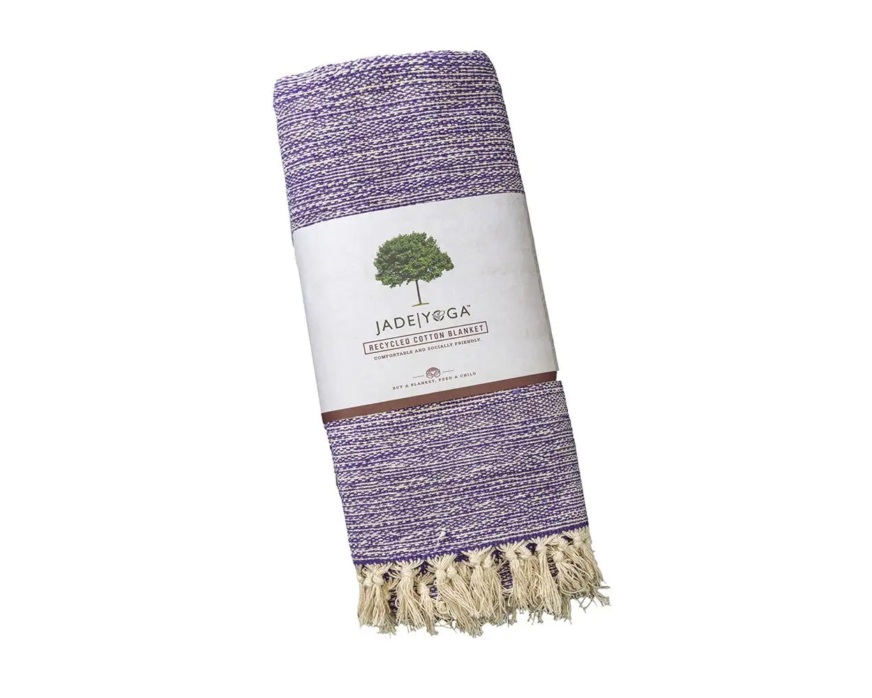 Jade Recycled Cotton Yoga Blanket